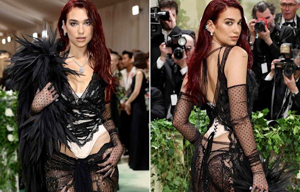Dua Lipa Wore the Flossiest G-String Ever to Pull Off This Butt-Baring Look at the 2024 Met Gala
