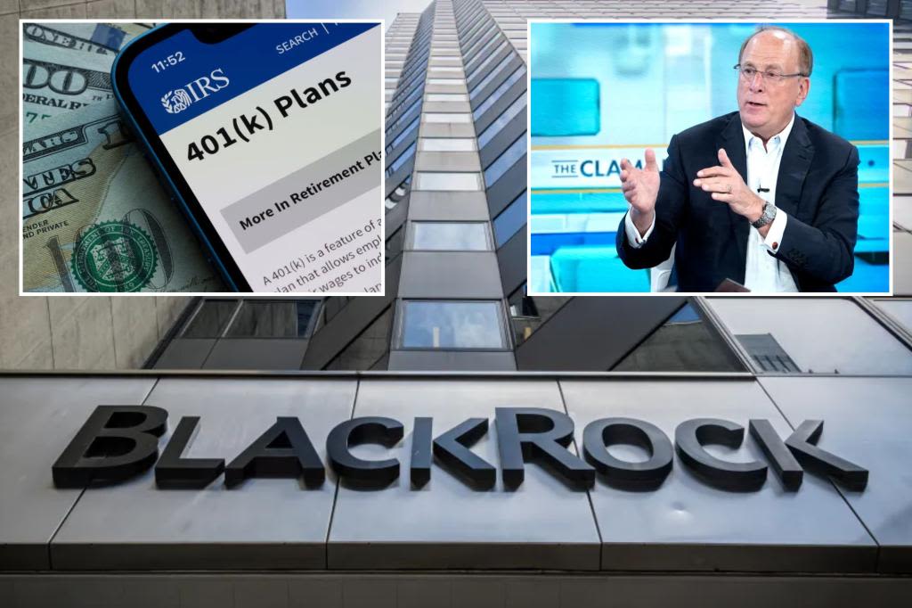 BlackRock looks to make monthly paychecks part of 401(k) employee retirement plans