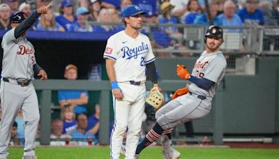 Tigers rally from early 4-run deficit, hang on to beat Royals