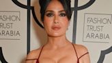 Salma Hayek flaunts figure in daring cocktail dress for bash attended by royal