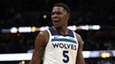 Anthony Edwards scored a playoff career-high 43 points to lead the Minnesota Timberwolves over Denver 106-99 in the opener of their second-round NBA playoff series