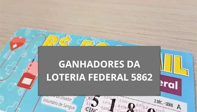 Resultado da Loteria Federal 5862 de quinta-feira (02/05/2024) | DCI