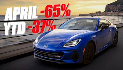 The Subaru BRZ Is Having A Really Crappy Year, April Sales Sink 65%