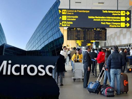 Caída de Microsoft a nivel mundial afecta un vuelo en Perú: advierten posibles retrasos en el aeropuerto Jorge Chávez