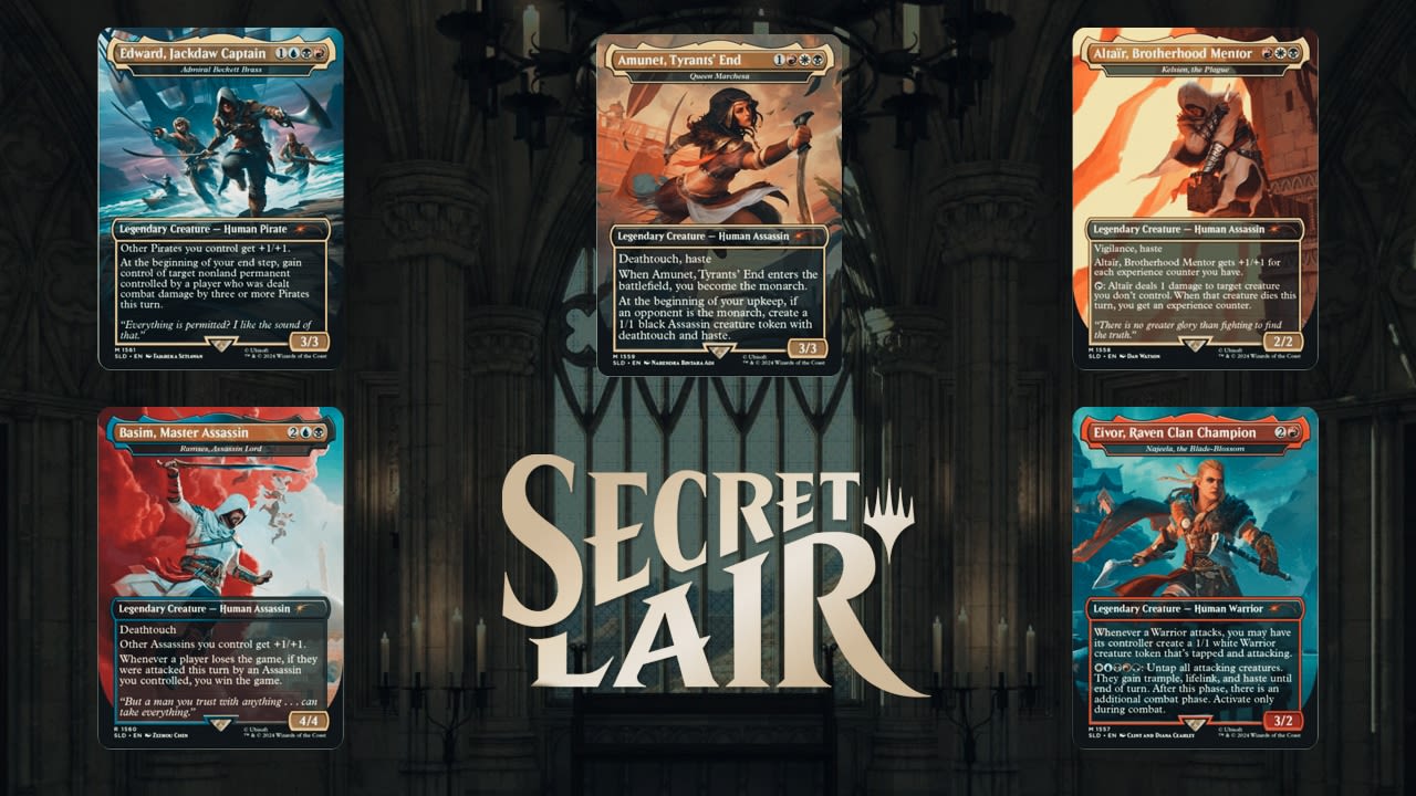 MTG Secret Lair X Assassin's Creed Coming June 2024