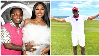 ‘He So Disappointed’: Fans Say Deion Sanders Roasting Jacquees as Pregnant Daughter Deiondra Towers Over Singer In a Birthday Photo Could Be Proof He’s Still Displeased ...