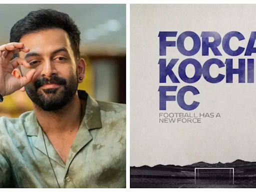 Prithviraj unveils 'Forca Kochi FC' as Kochi's new football team for Super League Kerala | Malayalam Movie News - Times of India