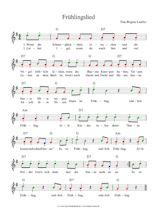 Frühlingslied Sheet music for Piano, Guitar (Mixed Duet) | Musescore.com