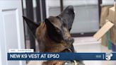 EPSO receives body armor for K9 "Coop"