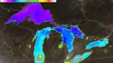 Satellite image reveals strange warm spot in Lake Michigan