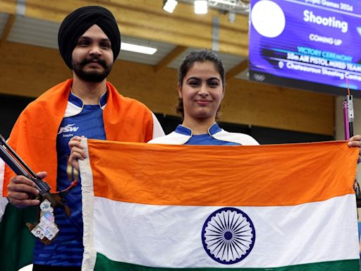 Sachin Tendulkar, Gautam Gambhir hail Manu Bhaker, Sarabjot Singh for shooting bronze in Paris Olympics