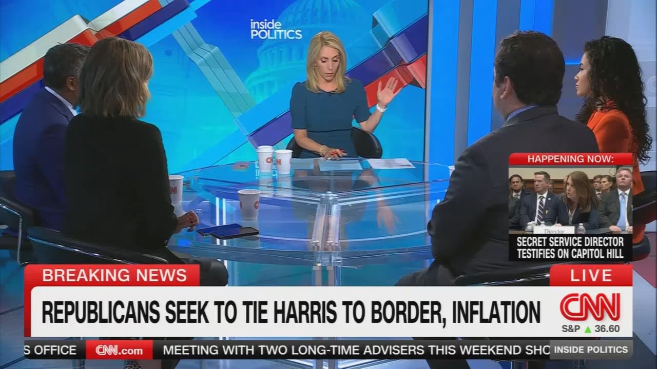 On CNN, Dana Bash debunks the right wing media claim that Kamala Harris is the "border czar"