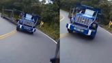 Con video en mano, motociclista denunció que estuvo a punto de ser arrollado por un conductor de tractomula que “iba chateando”