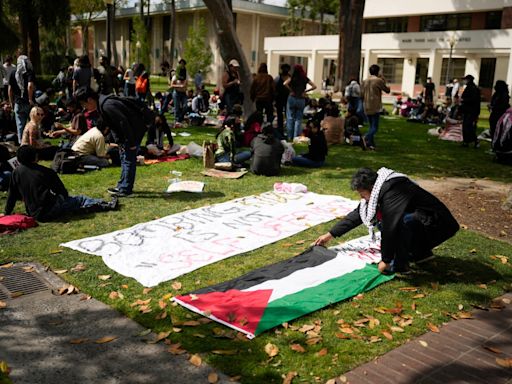 Policía de Los Ángeles emite alerta táctica en la ciudad por manifestación pro palestinos en USC - La Opinión