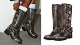 Steve Madden’s TikTok-Famous Biker Boots Make a Simple T-Shirt and Shorts Look Model-Off-Duty Chic for Less Than $130