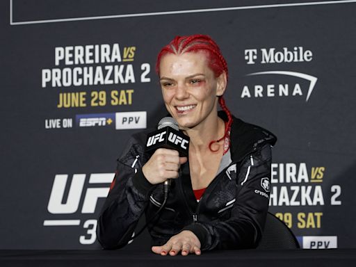 Gillian Robertson lights up at idea of becoming UFC women’s strawweight champ