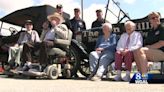 100-year-old residents get close-up look at 100-year-old vehicle