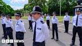 Police recruits leave McDonald's for new training