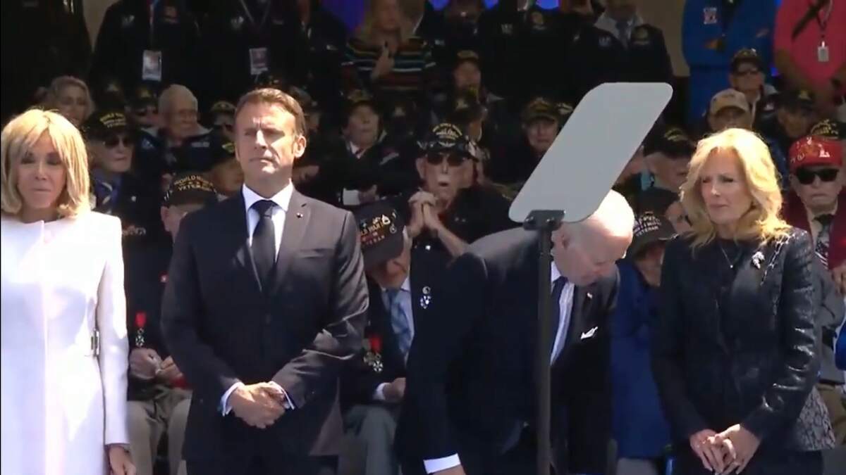 Did Biden Have "Accident" While On Stage At D-Day Event? | News Talk 550 KFYI | Garret Lewis