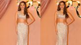 Manushi Chhillar Was A Vision In A In A Sequin Studded Lehenga At Anant Ambani And Radhika Merchant's...