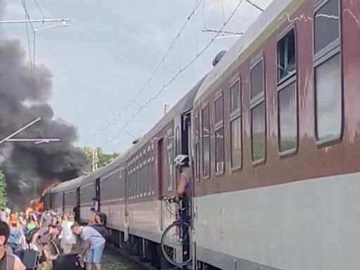 Seven dead after train and bus collide at Slovakia level-crossing