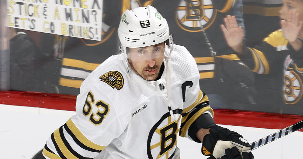 Brad Marchand day to day after questionable hit by Panthers' Sam Bennett