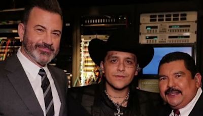 Christian Nodal se presenta por primera vez en "Jimmy Kimmel Live!"