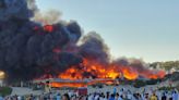 Feroz incendio en La Susana, clásico parador de José Ignacio, al lado de Punta del Este