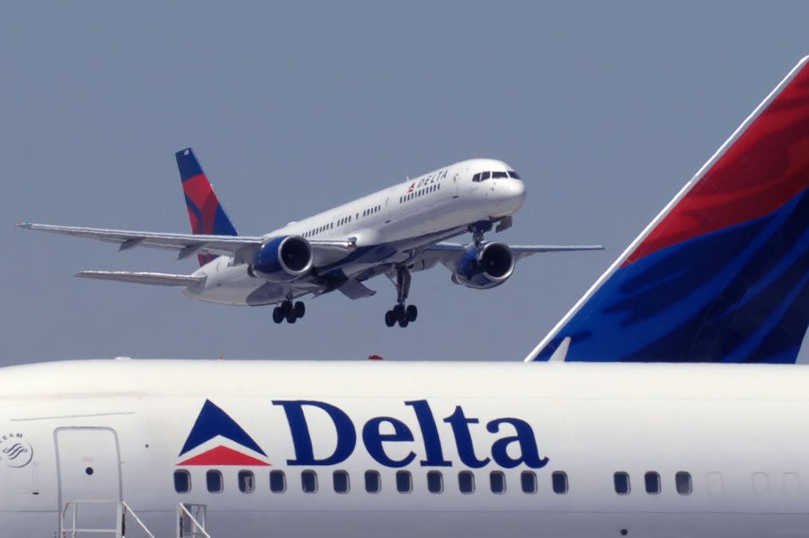Authorities searching for emergency slide that fell off Delta plane during flight