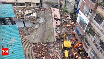 Navi Mumbai building collapse: 2 rescued, search on for 1 feared trapped | Mumbai News - Times of India