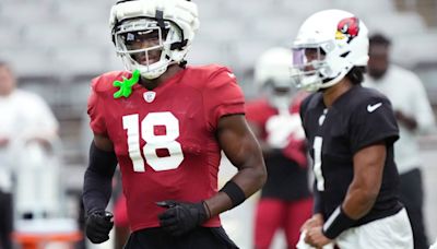 Cards camp updates: Pads go on, Marvin Harrison targets, short jokes on Monday