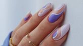 15 Purple Swirl Nail Ideas That Put a Playful Spin on a Regal Color