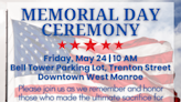 City of West Monroe to host Memorial Day Ceremony on May 24th