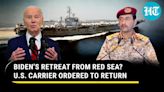 Biden Struck By Houthi Fear? US Recalls Carrier Eisenhower Amid Relentless Attacks By Yemeni Rebels