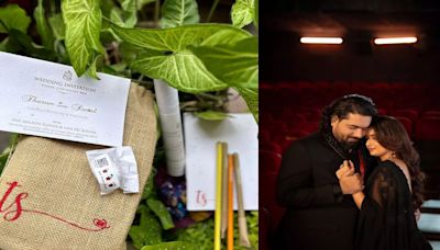 Check Out The Eco-Friendly Invitations For Kannada Star Director Tharun Sudhir And Sonal Monteiro’s Wedding