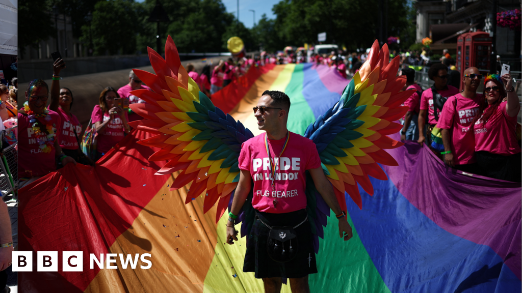 Pride in London: Thousands take part in parade