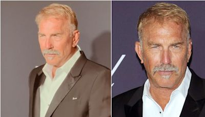 Kevin Costner apareció en Cannes con bigote y sacó suspiros