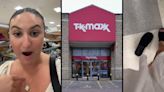 ‘Someone took my shoes’: Woman tries on shoes at T.J. Maxx. Now she has to go through store barefoot