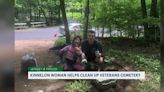 Jersey Proud: Kinnelon woman cleans up cemetery ahead of Memorial Day