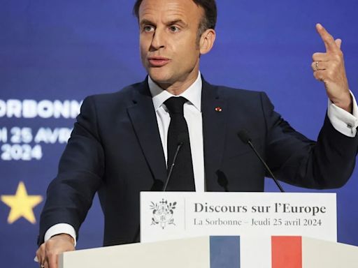 Macron llamó a los países de la Unión Europea a reforzar su soberanía con una “defensa creíble”