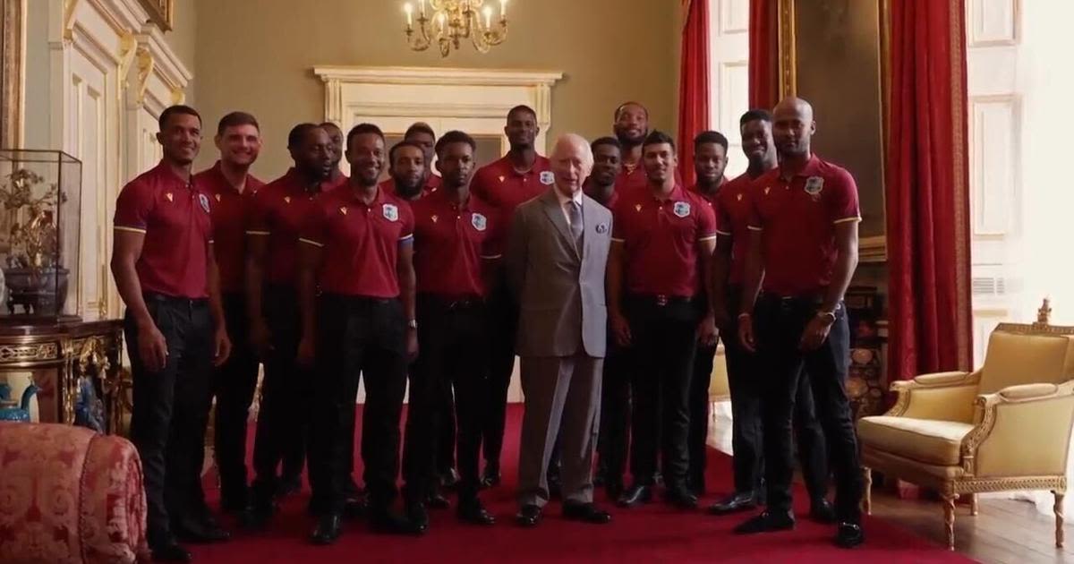 King Charles III hosts West Indies cricket team at Buckingham Palace