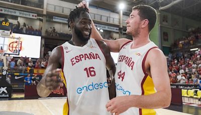 La selección española de baloncesto se impone a Argentina al filo del último cuarto