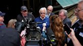 Bob Baffert is again the center of attention at the Preakness, even without the Derby winner