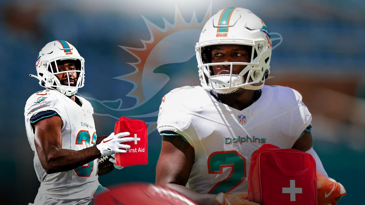 Dolphins get worrisome De'Von Achane, Raheem Mostert injury updates ahead of Bills showdown