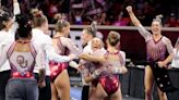 Top-ranked Oklahoma sweeps all four events to win Big 12 women's gymnastics title