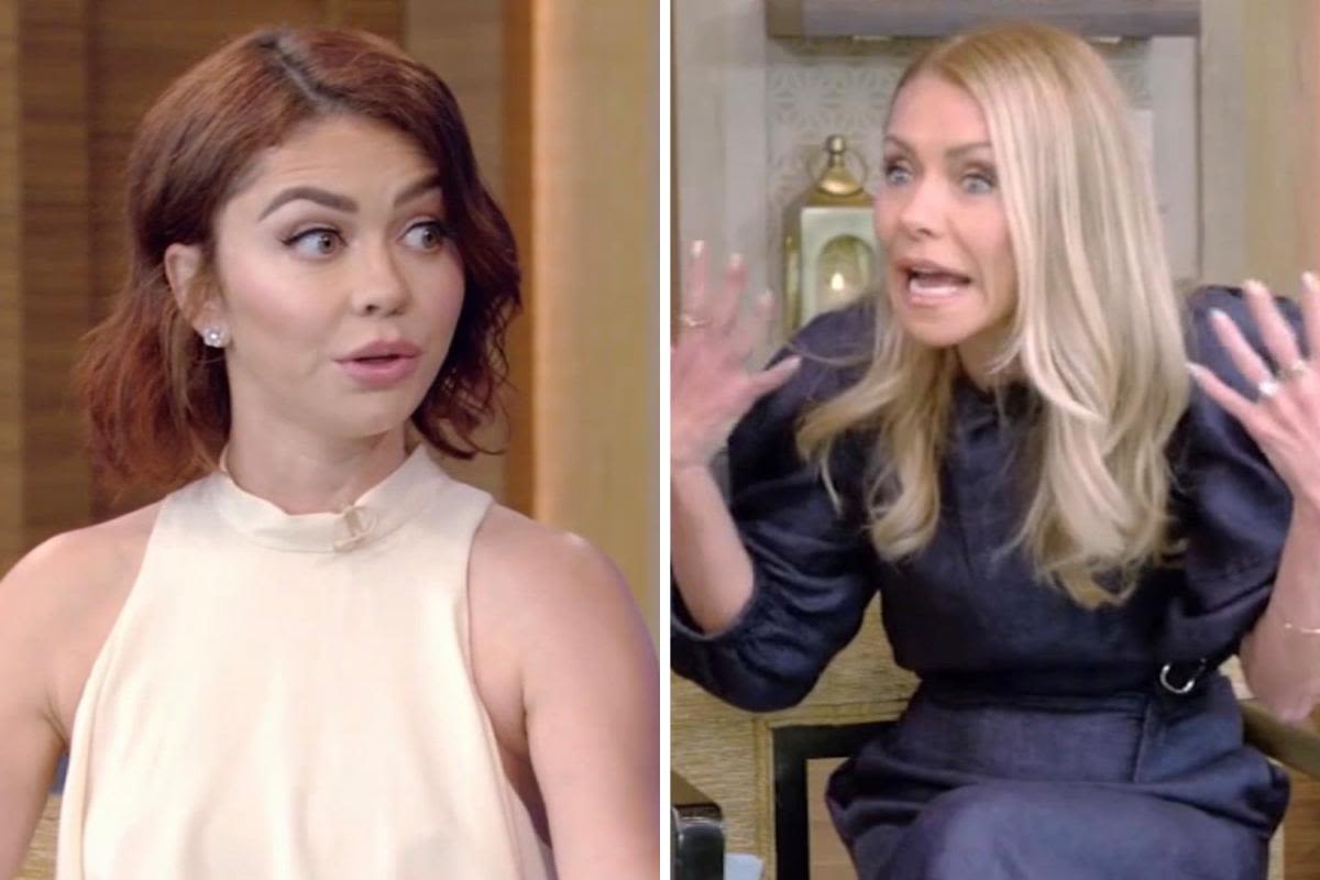 'Live's Kelly Ripa stunned when she can’t recall meeting Sarah Hyland on 'All My Children': "Did we ever have scenes together?"