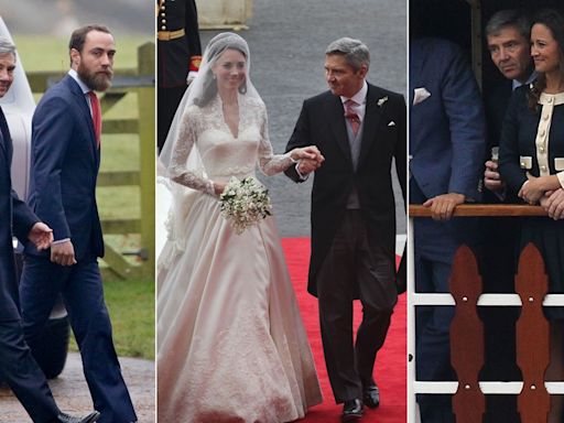 Michael Middleton's bond with Kate, Pippa and James in 15 sweet photos