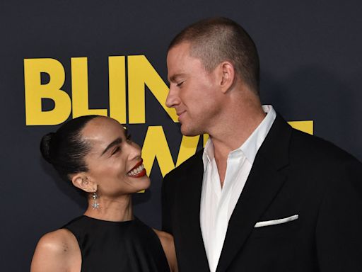 Zoë Kravitz and Channing Tatum make red carpet debut as a couple at ‘Blink Twice’ premiere