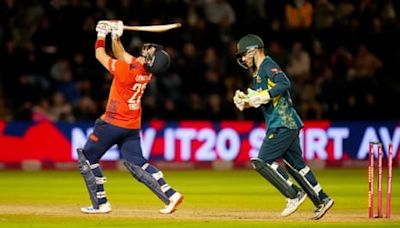 England beat Australia by three wickets: second men’s T20 cricket international – as it happened