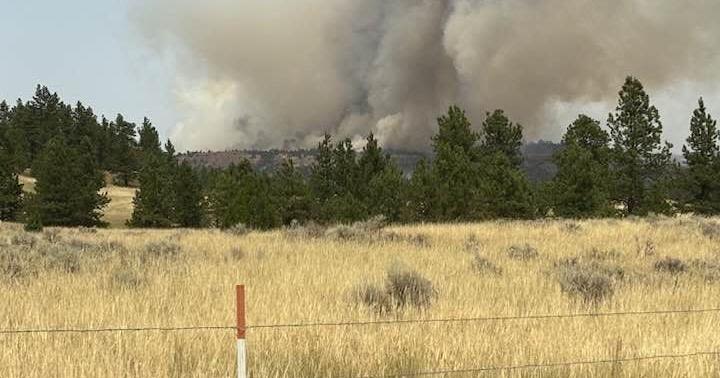 Deadman Fire grows to more than 22,000 acres Monday morning